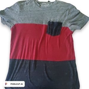 Hurley Colorblock Mens Shirt Size M
